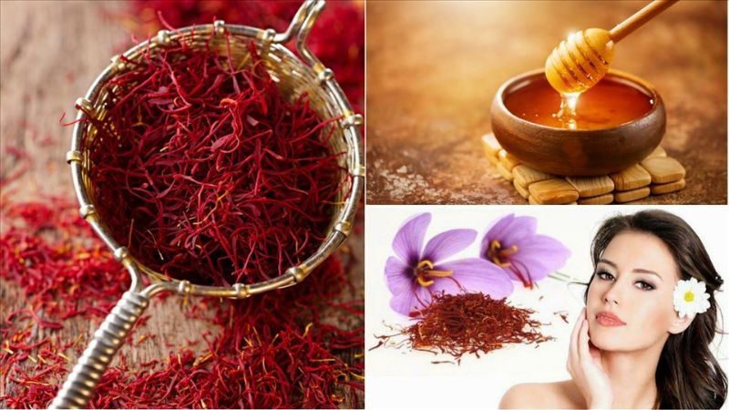 Sử dụng nhụy hoa nghệ tây trị viêm da