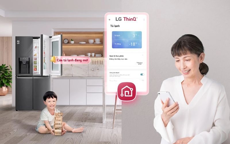Quản lý thiết bị LG mọi lúc mọi nơi chỉ với ứng dụng LG ThinQ trên điện thoại thông minh Quản lý thiết bị LG mọi lúc mọi nơi chỉ với ứng dụng LG ThinQ trên điện thoại thông minh