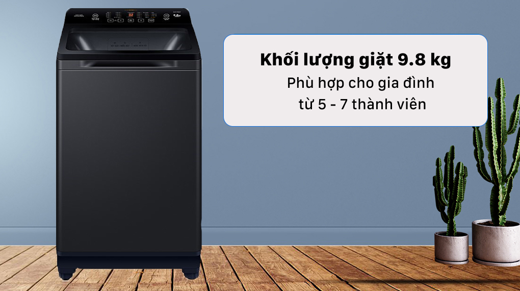 Máy giặt Aqua 9.8 KG AQW-FR98GT.BK 