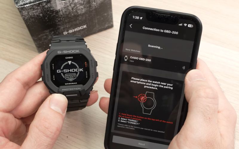 G-Shock có Bluetooth? Dùng app CASIO để đồng bộ thời gian cực chuẩn, tự động cập nhật 4 lần/ngày!