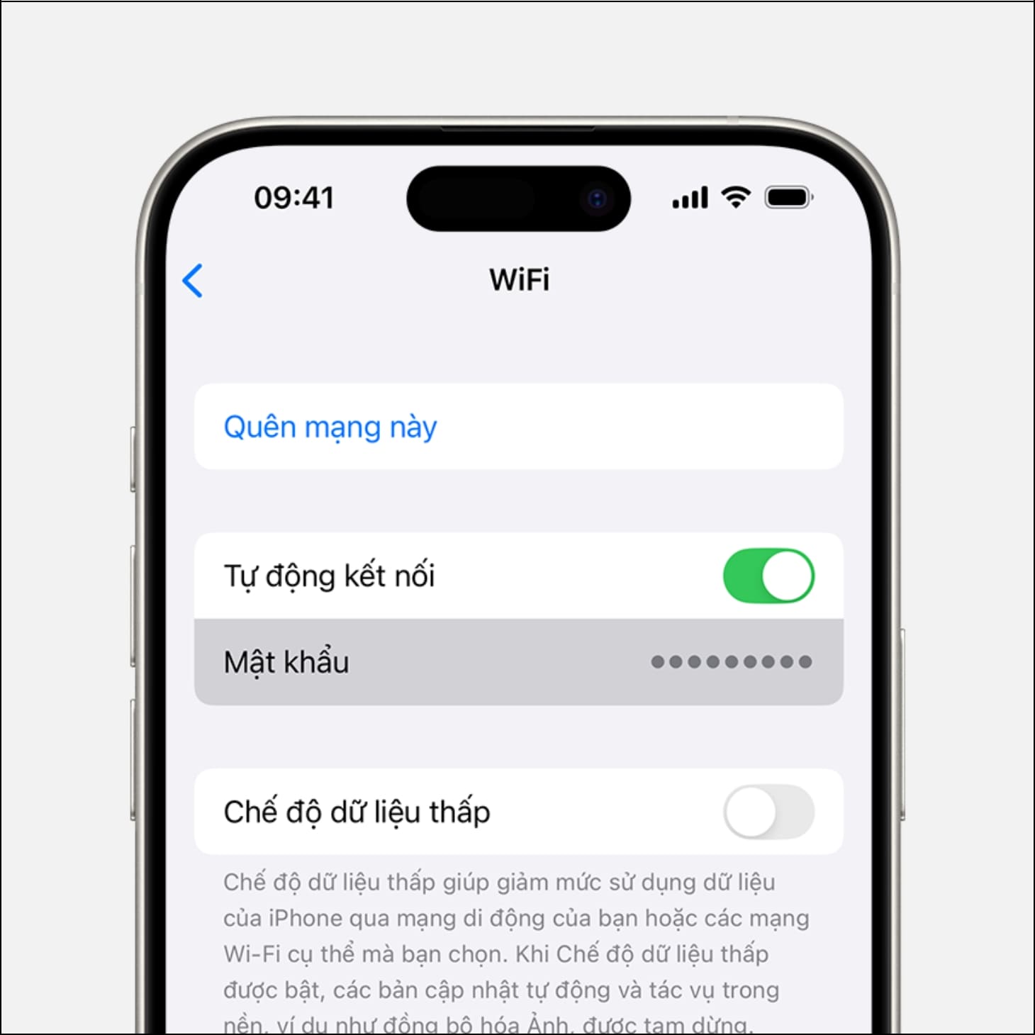 Cách xem mật khẩu Wi-Fi  hiện đang kết nối trên iPhone