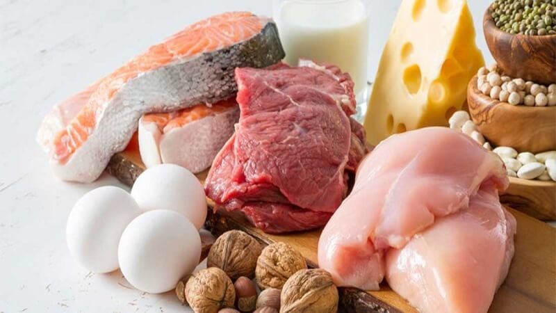 Những thực phẩm giàu protein cho bệnh nhân xơ gan như trứng, phô mai, thịt và các loại hạt Những thực phẩm giàu protein cho bệnh nhân xơ gan như trứng, phô mai, thịt và các loại hạt