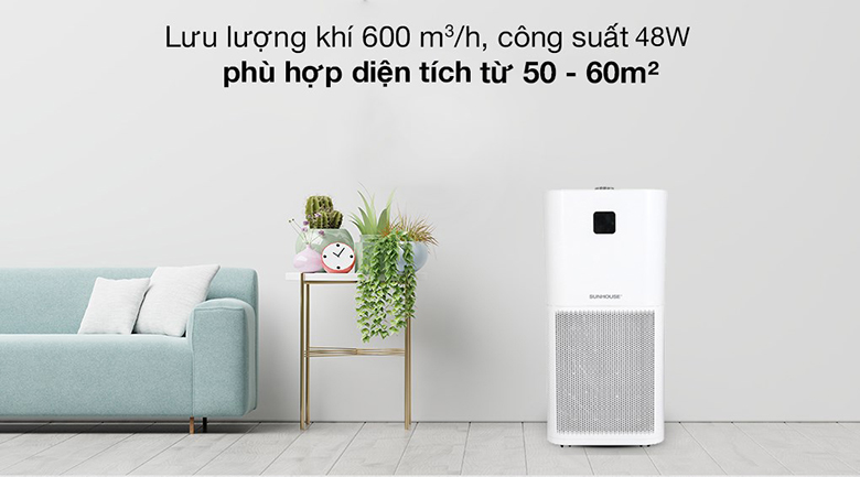 Máy lọc không khí Sunhouse SHD-60AP9760 48W