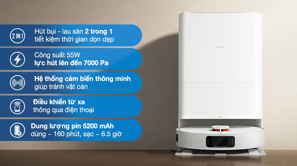 Thiết lập lại wifi và cài đặt lịch trình mới cho robot hút bụi lau nhà Xiaomi X20 Pro