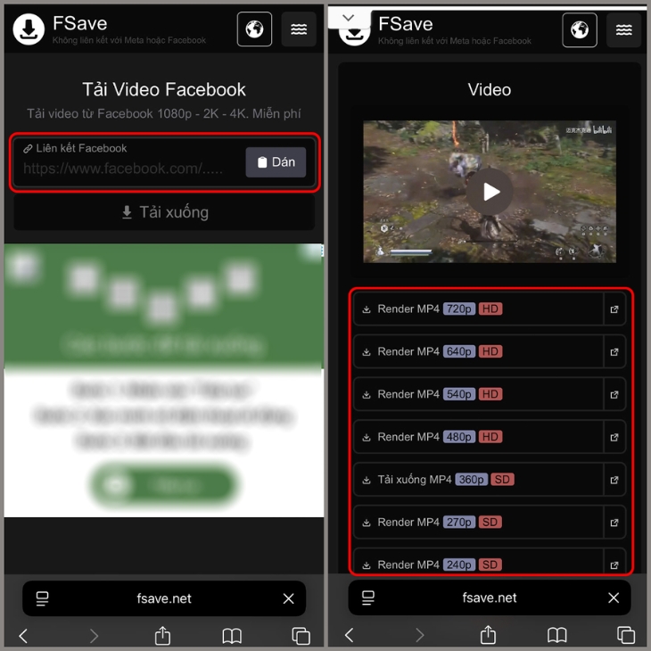Tải video Facebook trên điện thoại Tải video Facebook trên điện thoại