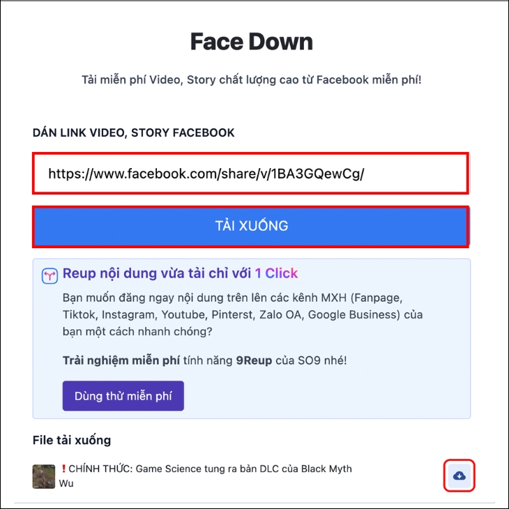 Tải video Facebook trên máy tính Tải video Facebook trên máy tính