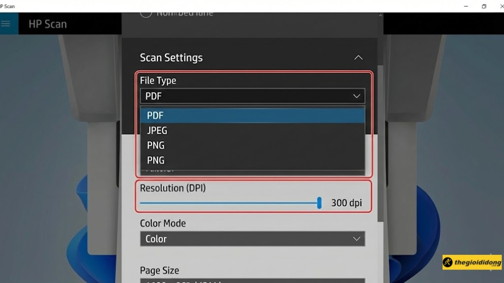 T&ugrave;y chỉnh c&aacute;c th&ocirc;ng số