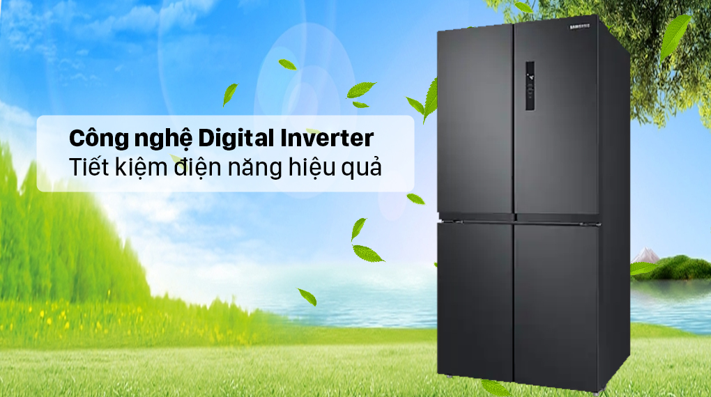 Tủ lạnh Samsung Inverter 488 lít Multi Door RF48A4000B4/SV Tủ lạnh Samsung Inverter 488 lít Multi Door RF48A4000B4/SV