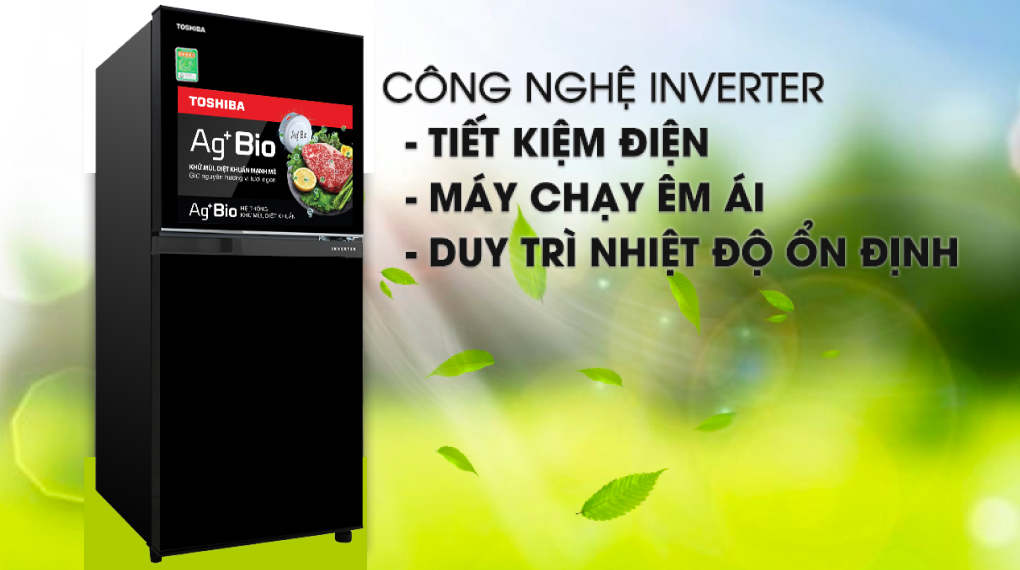 Tủ lạnh Toshiba Inverter 180 lít GR-B22VU UKG Tủ lạnh Toshiba Inverter 180 lít GR-B22VU UKG