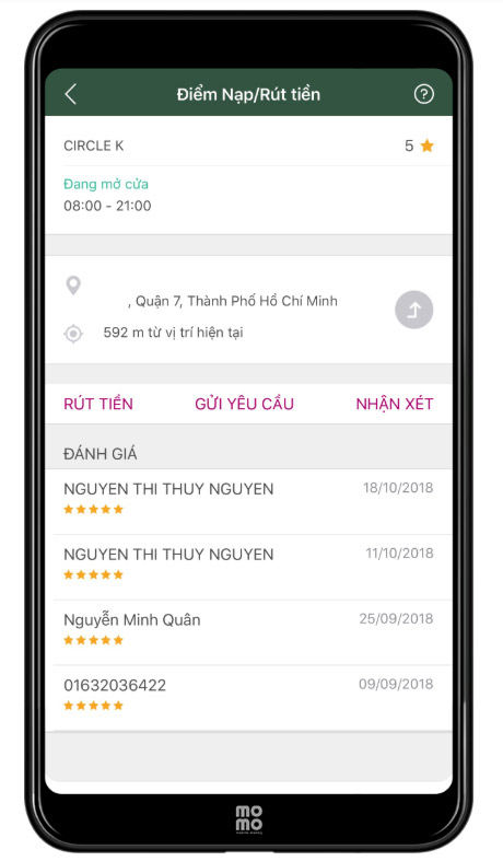 Nhấn Gửi yêu cầu Nhấn Gửi yêu cầu