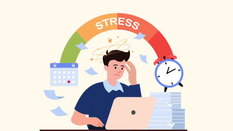 Stress kéo dài có thể là nguyên nhân của tình trạng não cá vàng