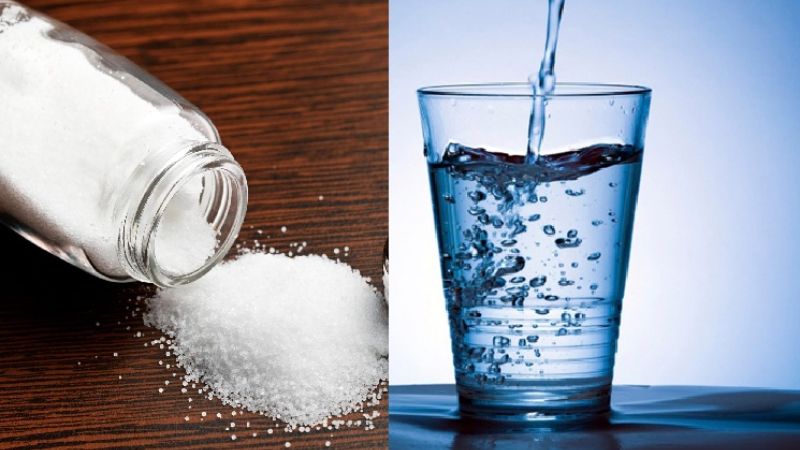 Không nên uống nước muối vào buổi sáng vì có thể gây buồn nôn, tăng huyết áp, chuột rút
