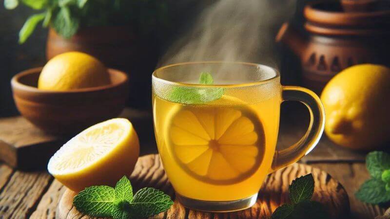 Nước chanh mật ong là thức uống buổi sáng giúp giảm ho và giảm cân