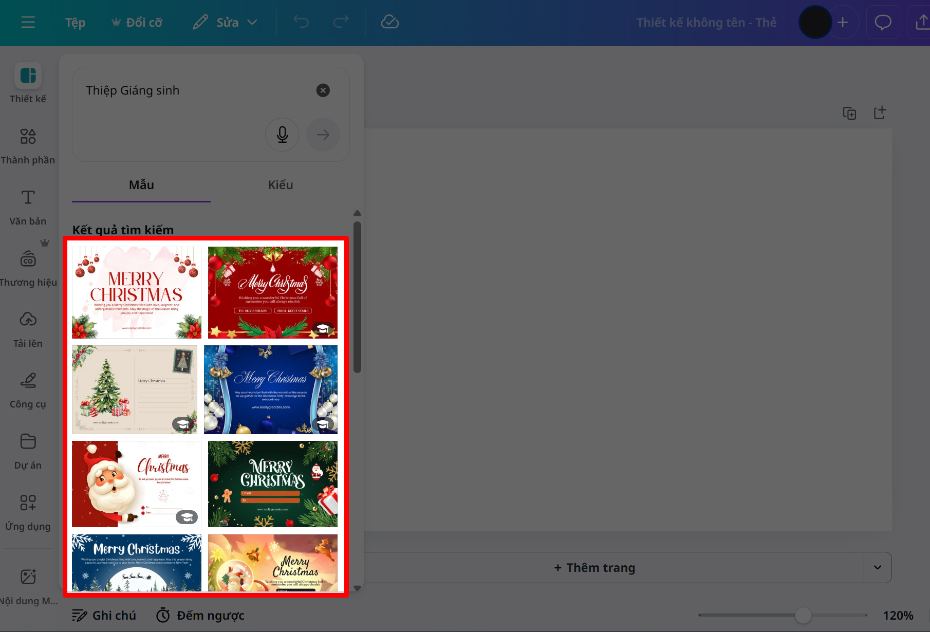 Cách Làm Thiệp Giáng Sinh Online
