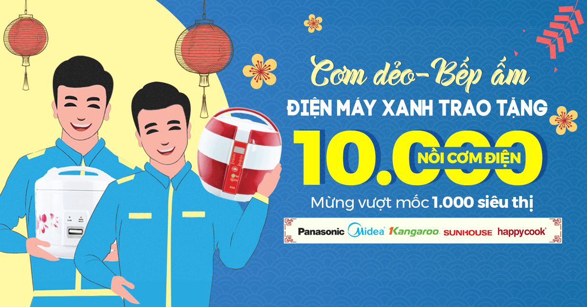 Điện máy XANH khởi động chương trình "Cơm dẻo - Bếp ấm" cho người nghèo trên toàn quốc