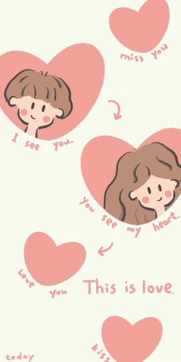 Hình nền iPhone tình yêu ngọt ngào