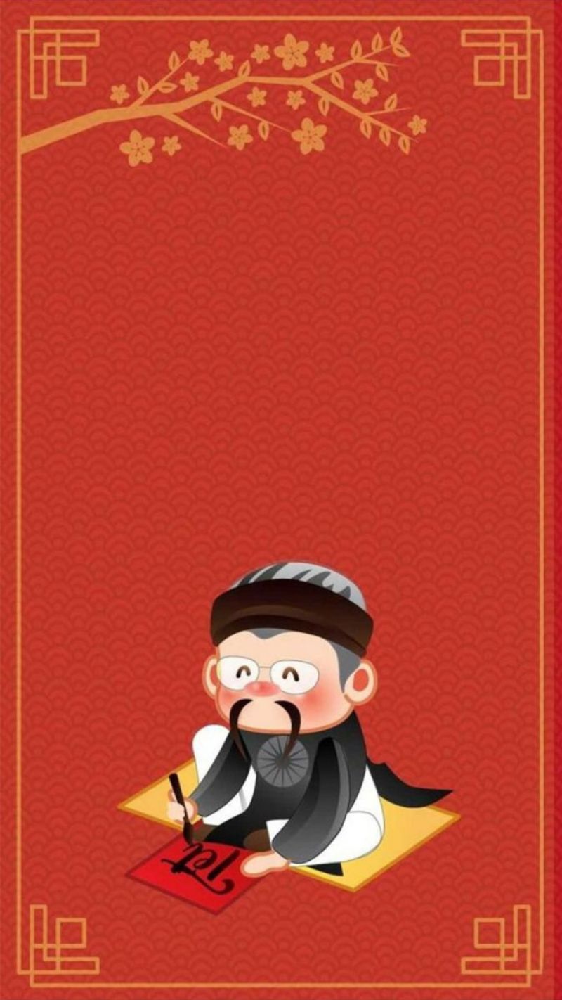 Hình nền Tết 2026 cute với linh vật năm mới, lì xì, bánh chưng chibi pastel dễ thương, mang năng lượng tích cực