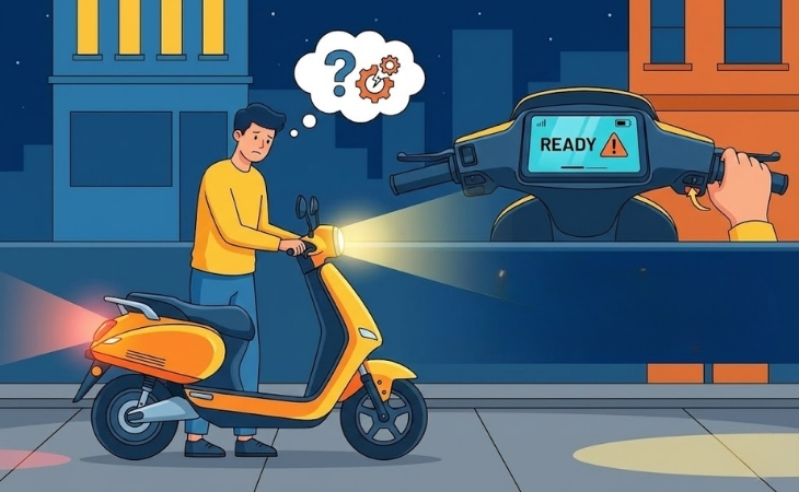 Một số lỗi thường gặp trên xe điện - Đèn xe vẫn sáng mà xe không chạy Một số lỗi thường gặp trên xe điện - Đèn xe vẫn sáng mà xe không chạy