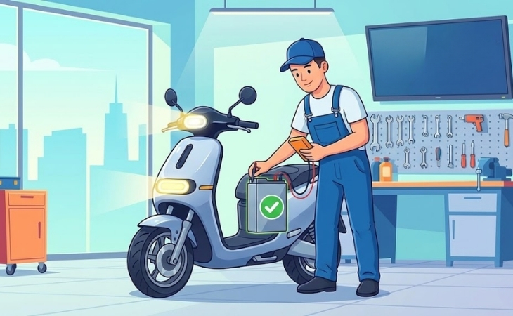 Bạn nên dắt xe máy điện ra trung tâm bảo hành đối với những lỗi khó Bạn nên dắt xe máy điện ra trung tâm bảo hành đối với những lỗi khó