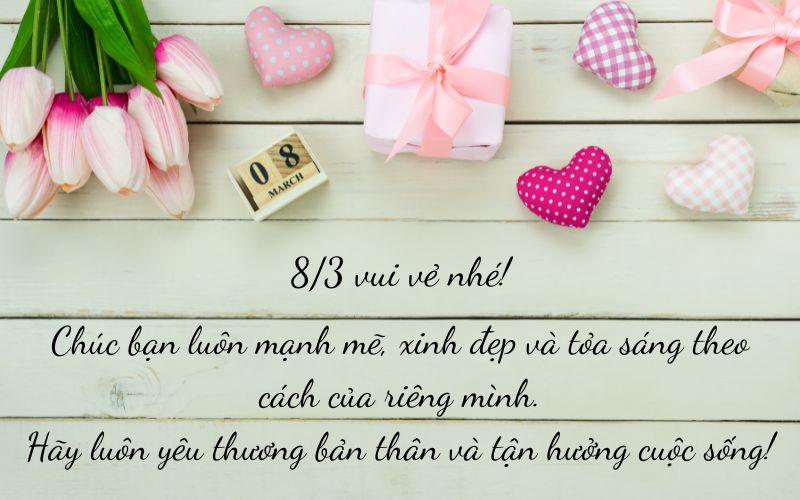 Mẫu thiệp 8/3 tặng đồng nghiệp, bạn bè 3 Mẫu thiệp 8/3 tặng đồng nghiệp, bạn bè 3