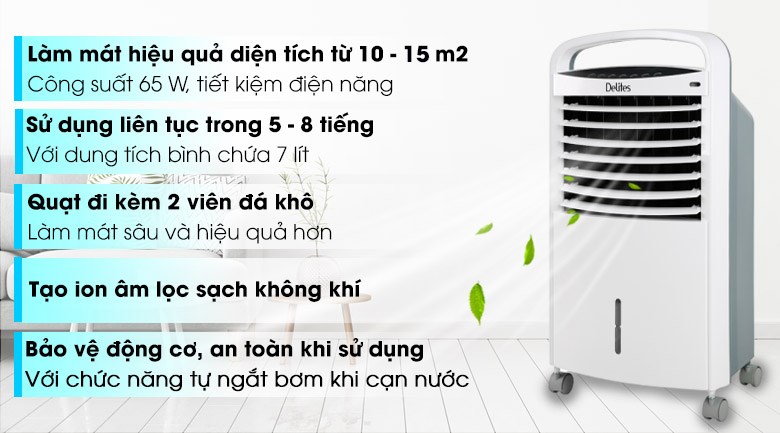 Quạt điều hòa Delites DEL-AC07DR 65W