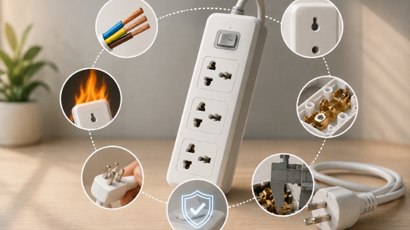 Mức công suất ổ cắm (tính bằng Watt) là yếu tố quyết định giới hạn hoạt động an toàn
