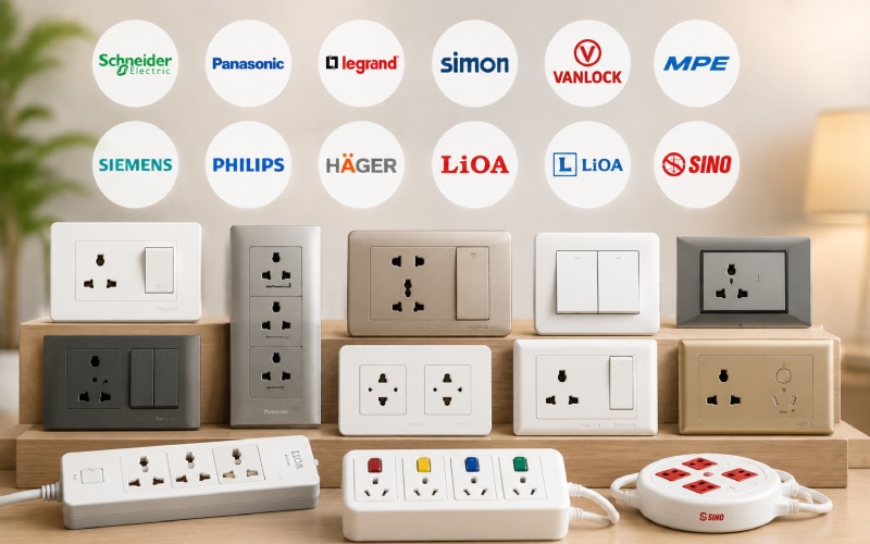 Tham khảo các thương hiệu ổ cắm điện uy tín tại Điện máy XANH