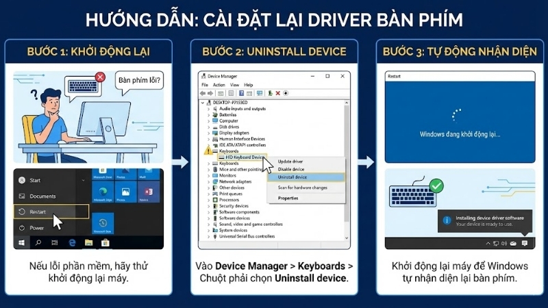 C&agrave;i đặt lại Driver b&agrave;n ph&iacute;m