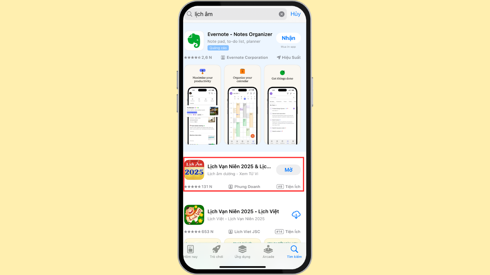 Tải ứng dụng Lịch Âm trên App Store Tải ứng dụng Lịch Âm trên App Store