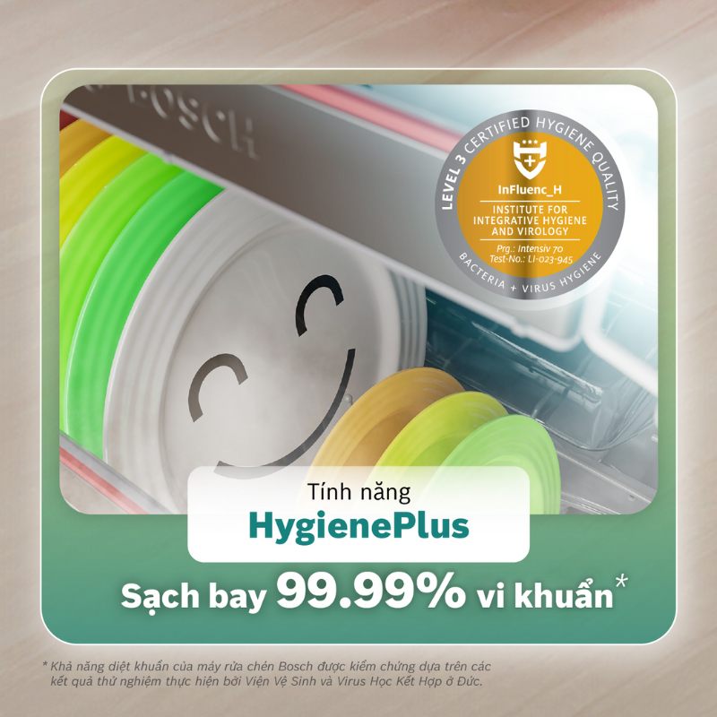 HygienePlus rửa sạch 99.99% vi khuẩn HygienePlus rửa sạch 99.99% vi khuẩn