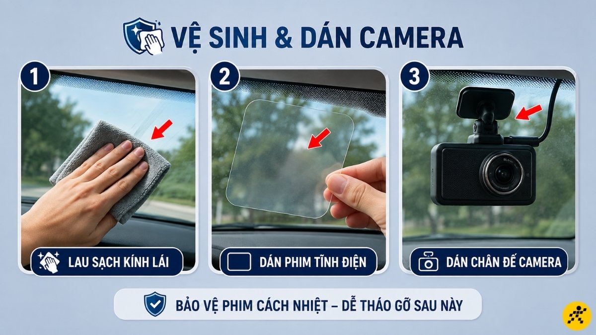 Vệ sinh k&iacute;nh l&aacute;i