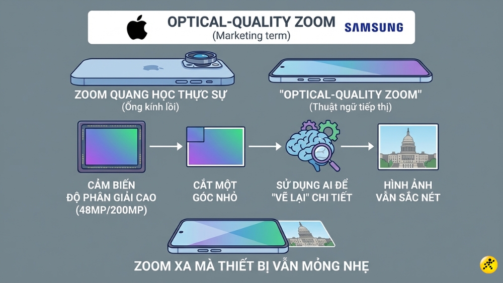 Zoom chất lượng quang học (Optical-quality zoom)