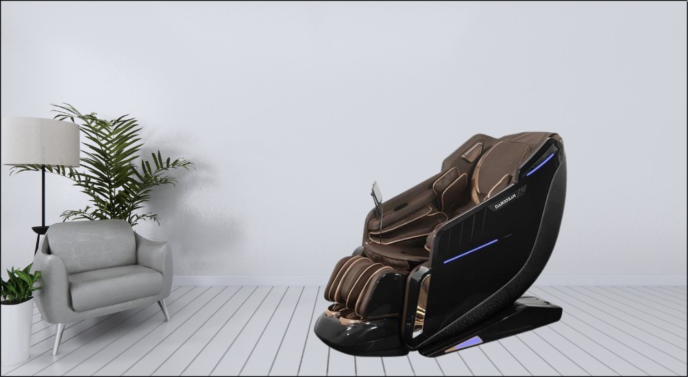 Ghế massage Daikiosan DC300 có chức năng kiểm tra sức khỏe thông minh đo được nhịp tim, huyết áp và nồng độ oxy trong máu chỉ với một lần chạm