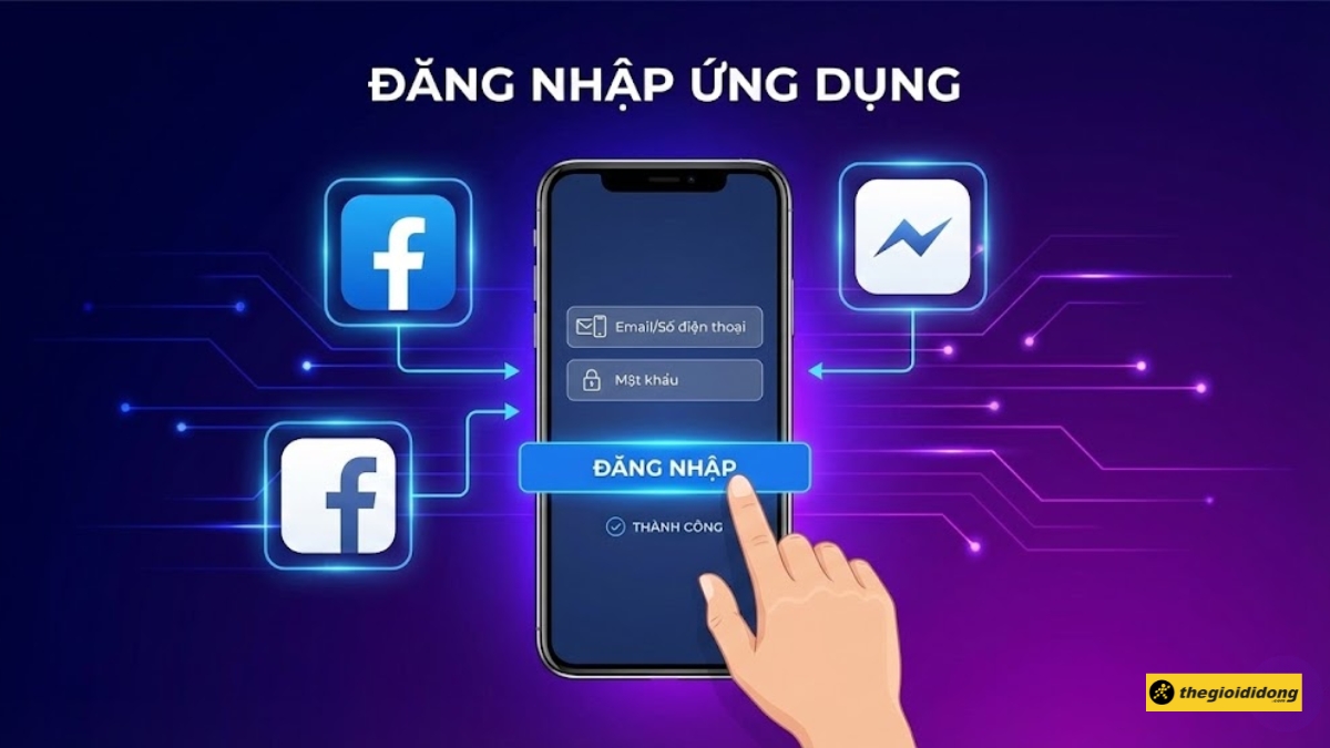 Đăng nhập qua ứng dụng (Facebook & Facebook Lite)