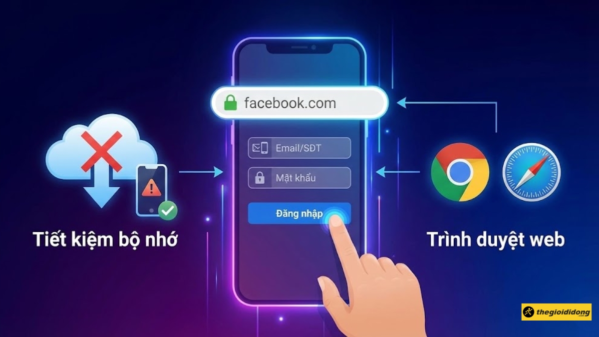 Đăng nhập qua tr&igrave;nh duyệt web 