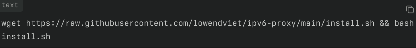 Hoặc d&ugrave;ng script 3proxy phổ biến