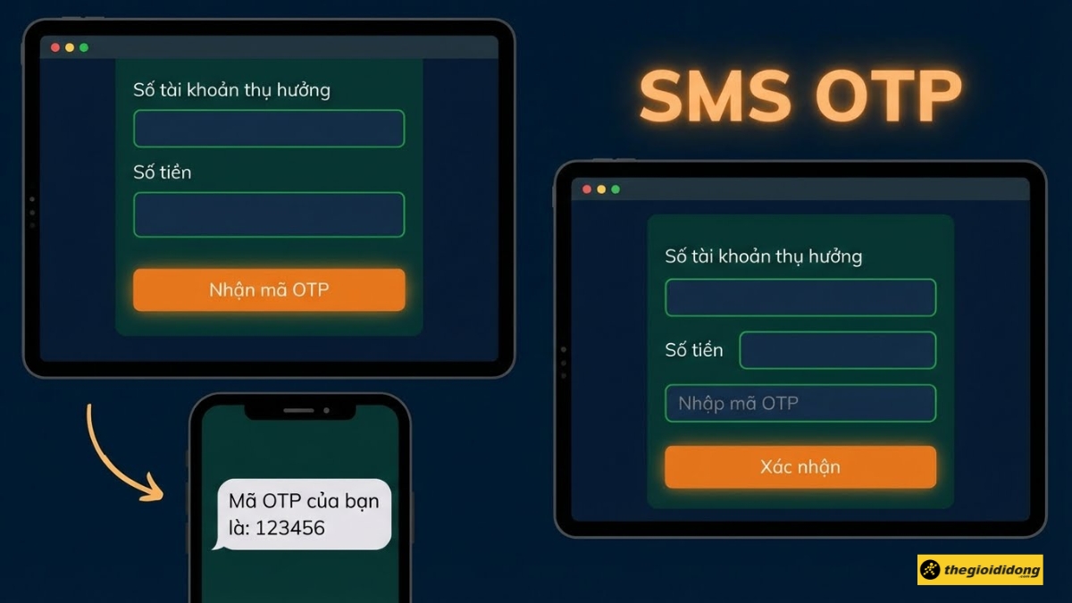 Đối với SMS OTP