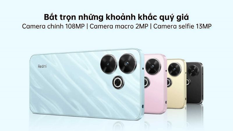 Camera trước 13MP cho chất lượng selfie tốt