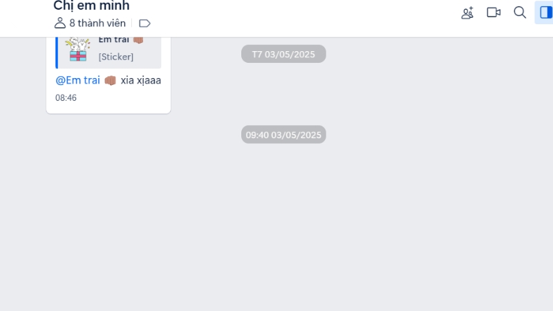 Tr&ograve; chuyện nh&oacute;m tr&ecirc;n Zalo