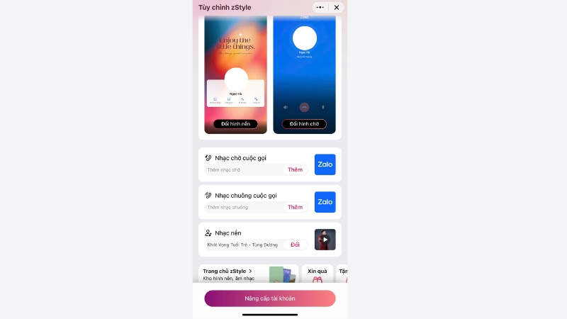 Zalo c&oacute; nhiều tiện &iacute;ch như đăng nhật k&yacute; k&egrave;m nhạc, đổi nhạc chu&ocirc;ng, v&agrave; hỗ trợ t&igrave;m việc l&agrave;m