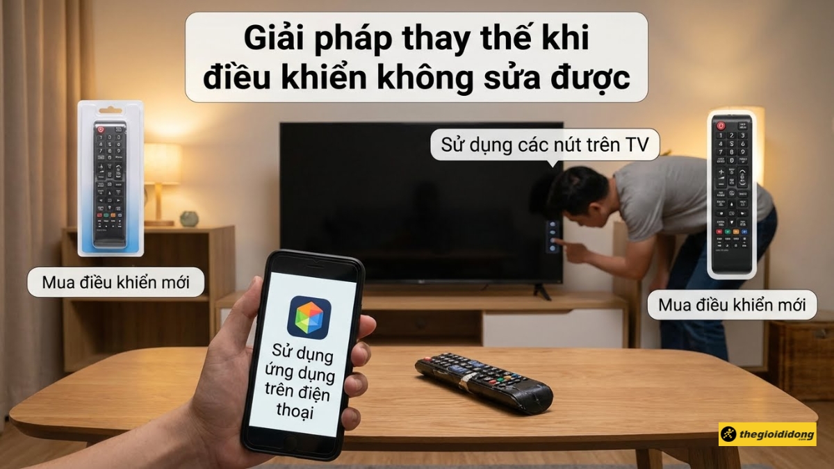 Giải pháp thay thế khi không thể sửa chữa Giải pháp thay thế khi không thể sửa chữa