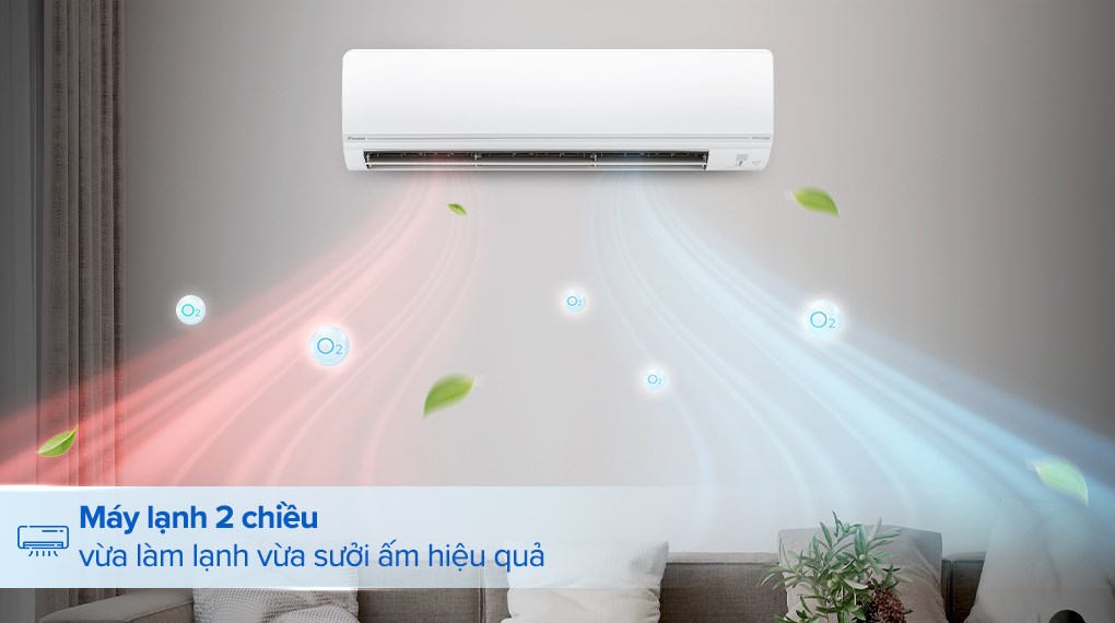 Điều hòa 2 chiều Daikin Inverter 2 HP FTHF50VAVMV
