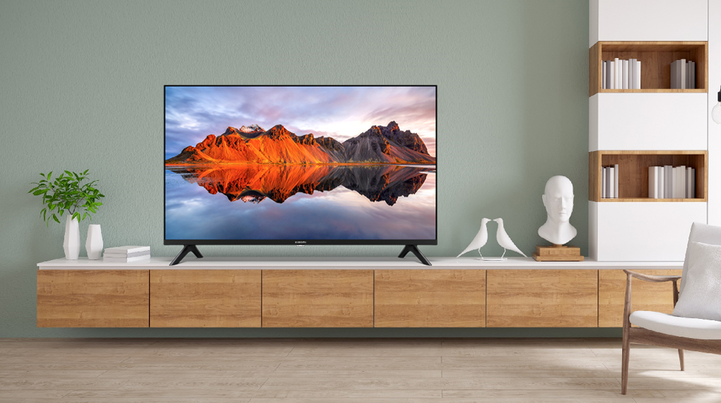 Kệ treo tường có kích thước khoảng 180cm phù hợp với Google Tivi Xiaomi A 32 inch L32M8-P2SEA
