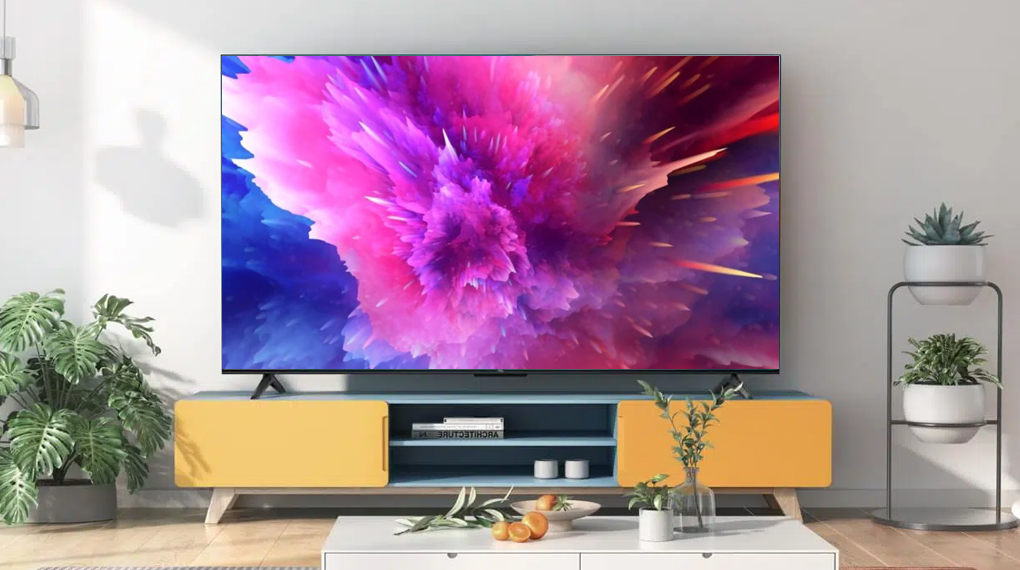 Google Tivi TCL AI 4K 55 inch 55P635 phù hợp với kệ có kích thước lớn