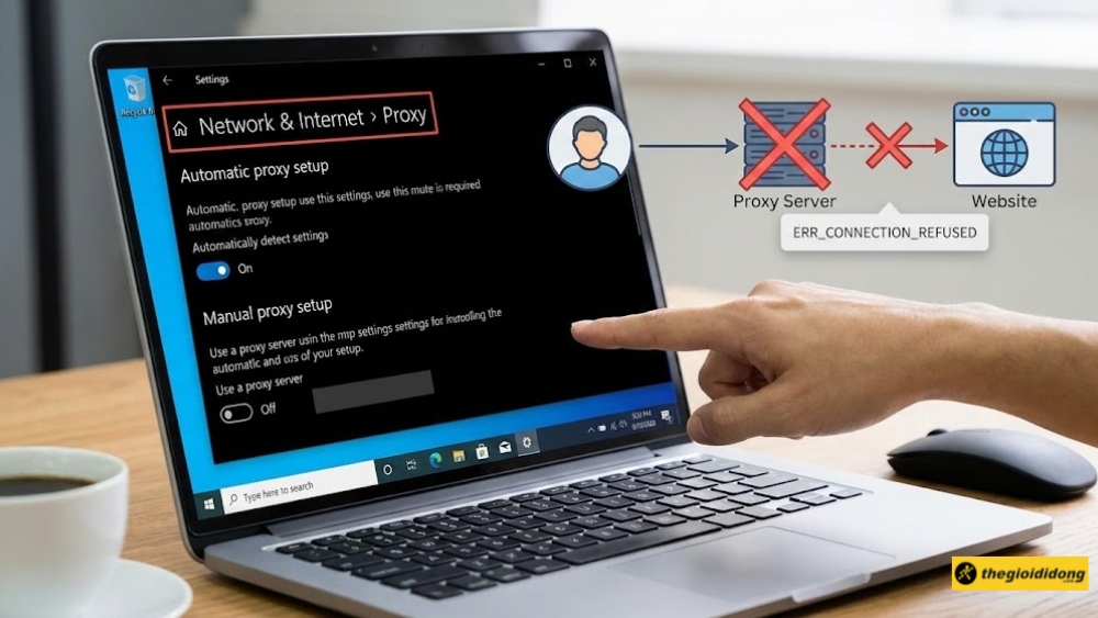 Kiểm tra cài đặt Proxy Kiểm tra cài đặt Proxy