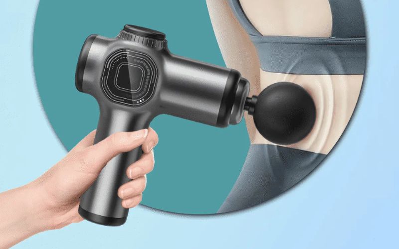 Máy massage cầm tay mini JMQ-J8 kích thước nhỏ gọn dễ dàng mang theo bên người