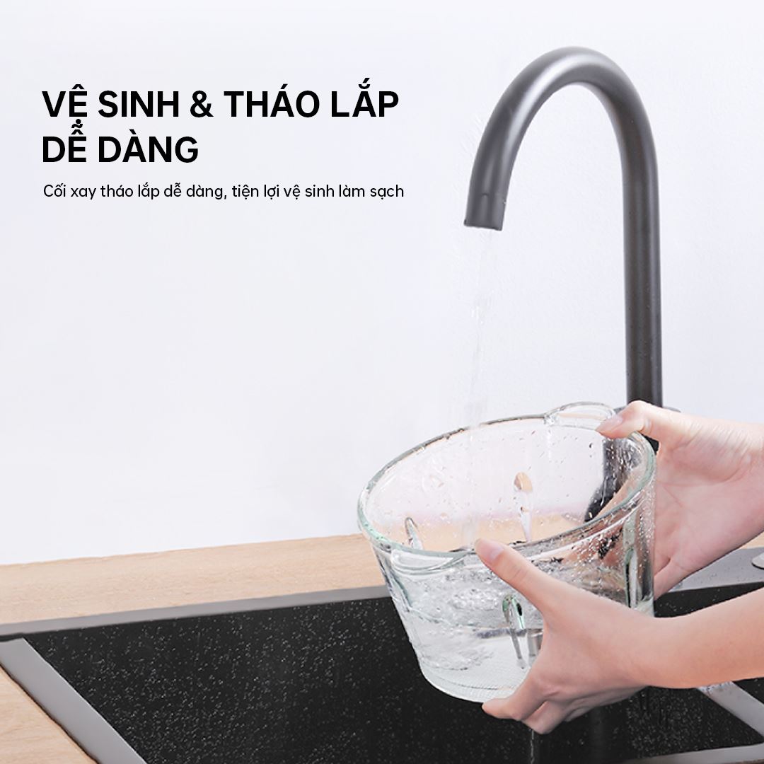 Máy xay thịt đa năng AQUA AQS-GGS201R(W)-VN 240W 1.8 lít dễ dàng tháo lắp vệ sinh 