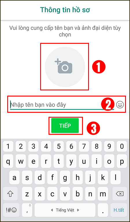 Nhập thông tin cá nhân và hoàn tất đăng ký Nhập thông tin cá nhân và hoàn tất đăng ký