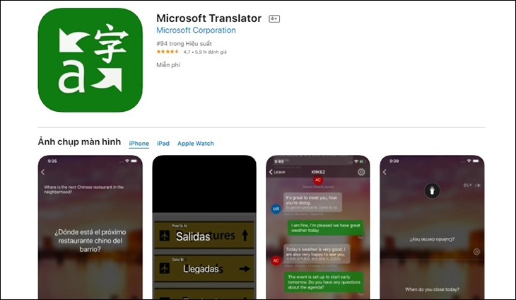 Microsoft Translator 