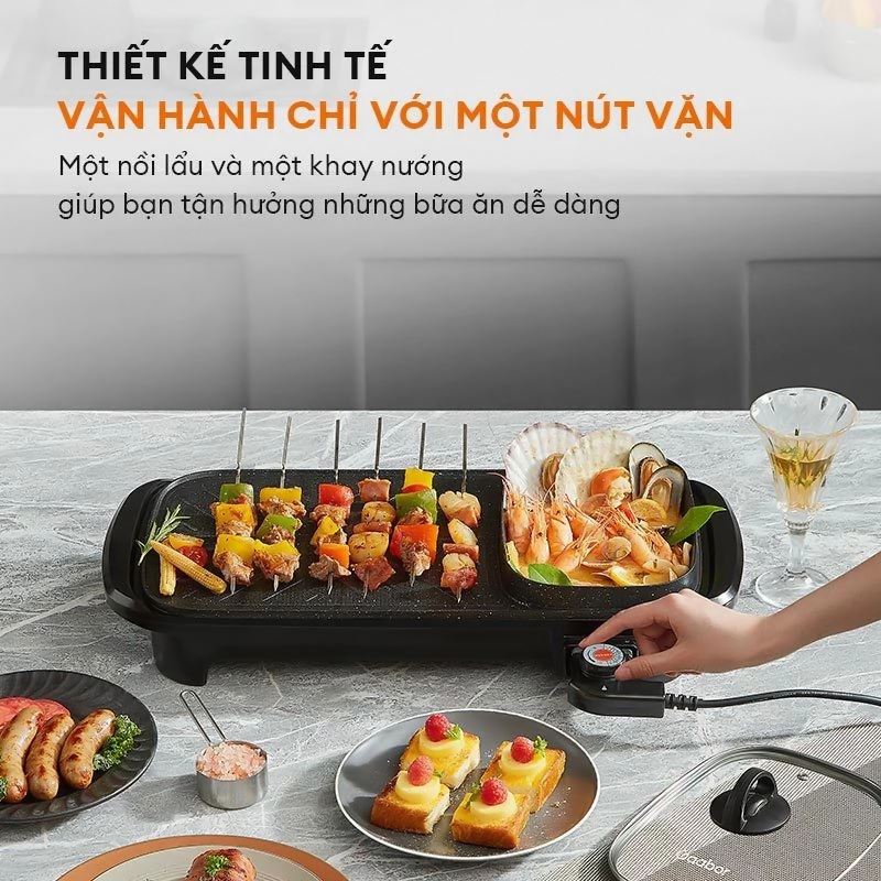 Nồi lẩu điện Gaabor EH-M01A 1.7 lít